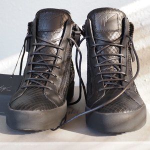 Giuseppe Zanotti hi-top zip sneaker